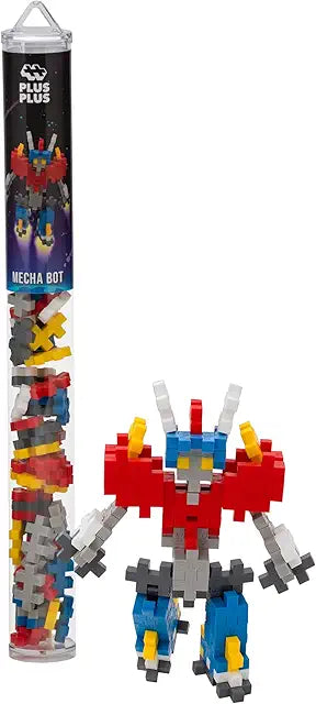 Plus-Plus 3D puzzle Mecha Robot mini maker tube 70 interlocking building blocks STEM toy