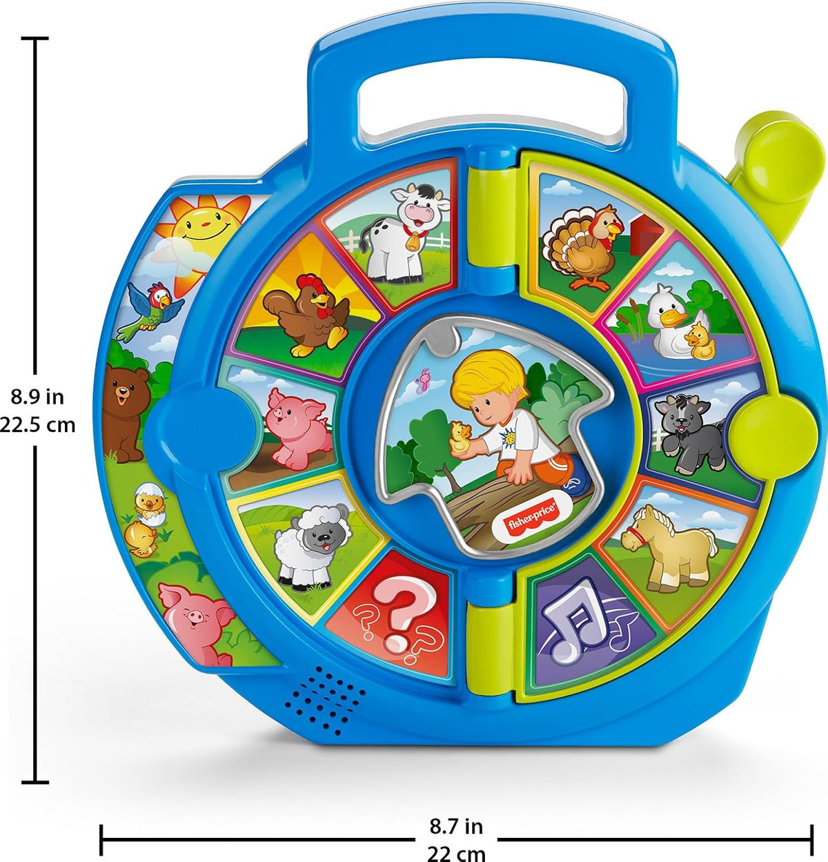 Toddler Learning Toy World of Animals See ‘N Say with Music and Sounds for Ages 18+ Months - Fisher-Price Little People
