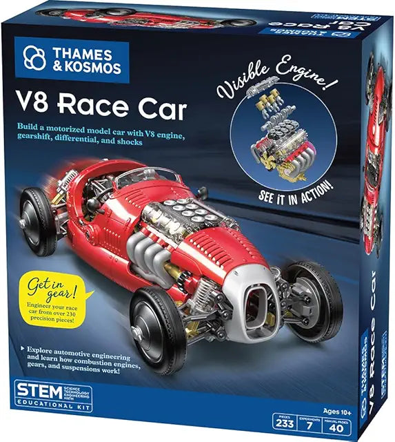 Thames & Kosmos V8 Race Car STEM Kit