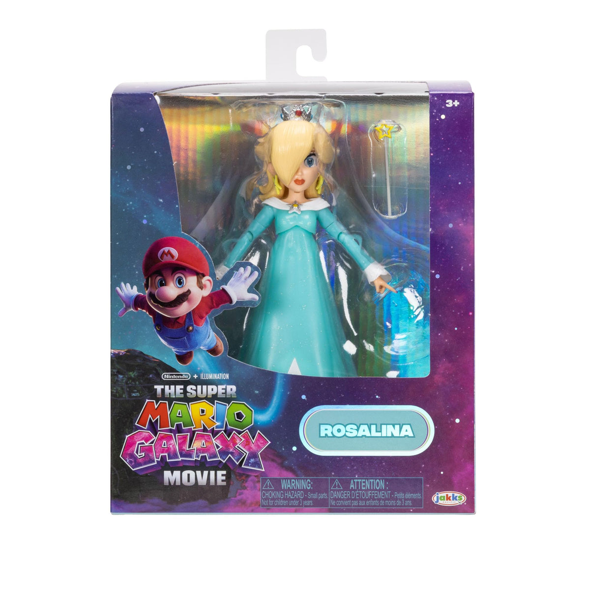 Super Mario Galaxy Movie Rosalina 5-Inch Action Figure with Star Wand - image 3