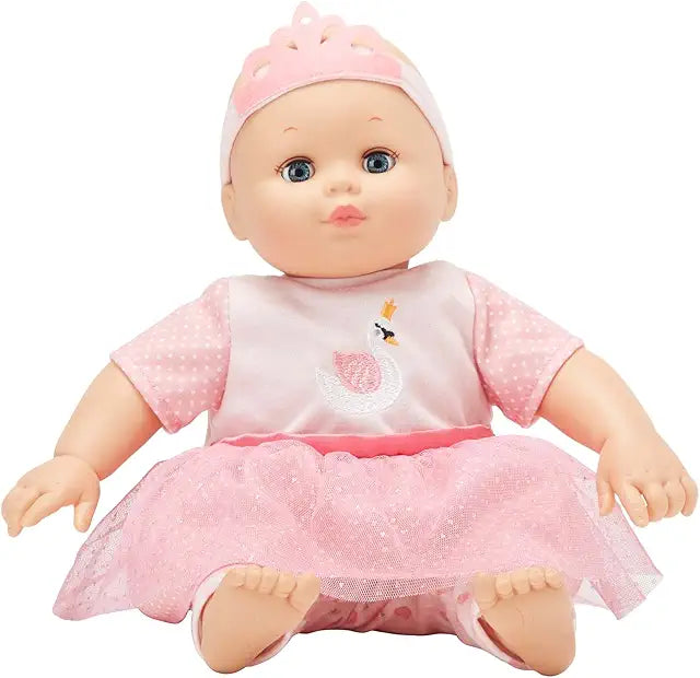 Madame Alexander 14 inch Babble Baby Doll Pink Swan interactive