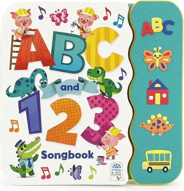 ABC and 123 Toddler Songbook fun tunes interactive sound board book educational