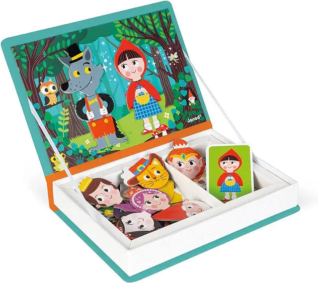 Janod Magnetibook Fairy Tales 40 Piece Magnetic Educational Set