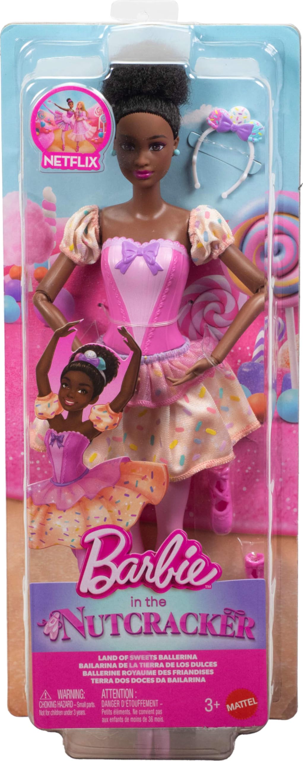 Barbie in the Nutcracker Land of Sweets Nikki Ballerina Doll - image 6