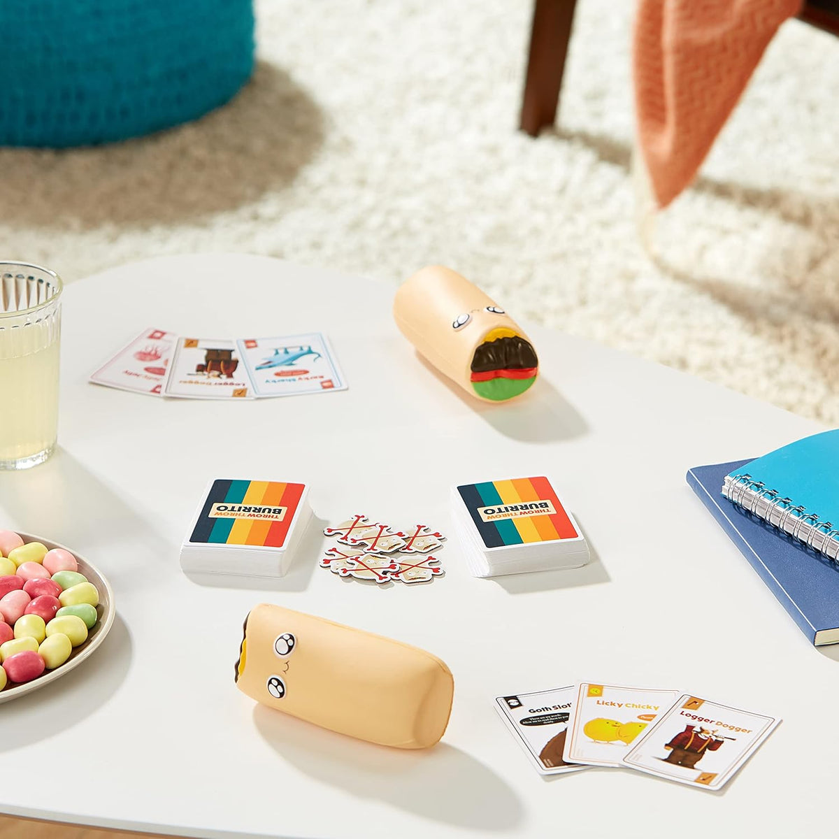 Throw Throw Burrito 2-6 Players - Ages 7+ - 15 Minutes to Play - Dodgeball Card Game - Party Game, Family Game Night, Kid and Adult Card Game