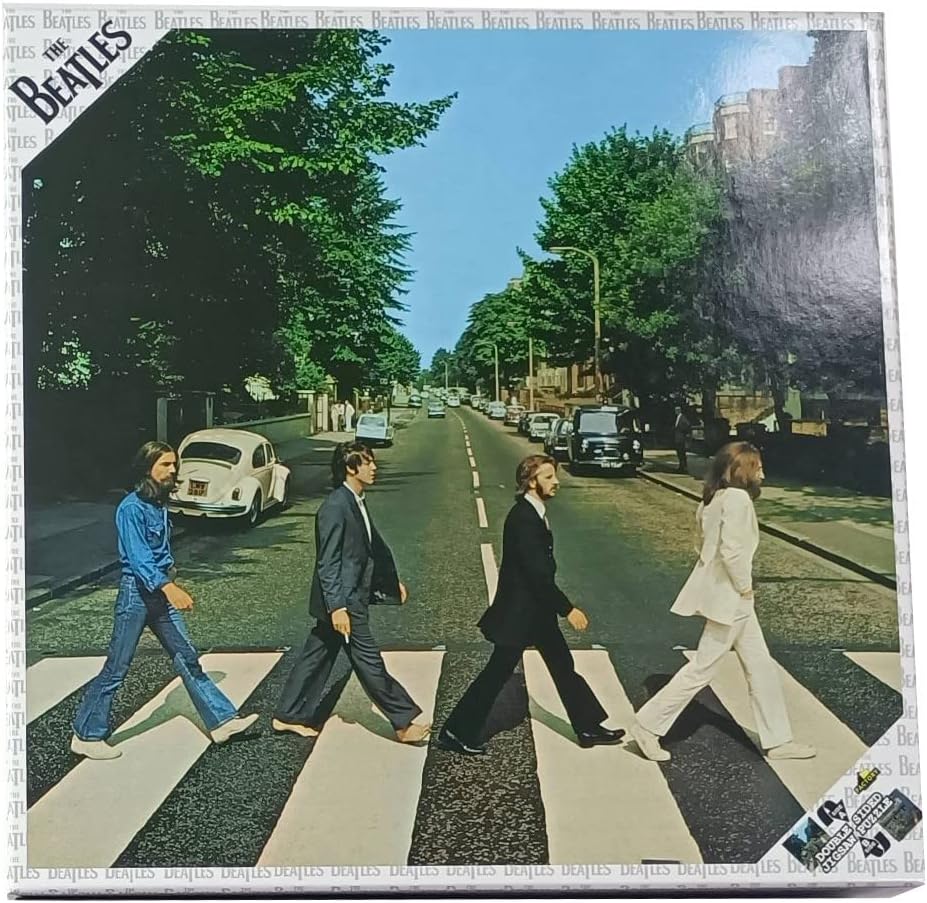 The Beatles Abbey Road Double Sided Album Art 1000 Piece Jigsaw Puzzle