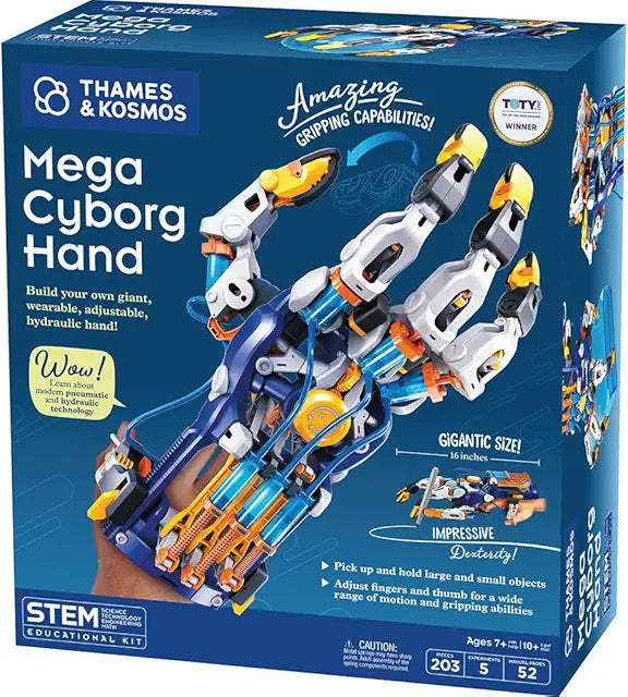 Thames & Kosmos Mega Cyborg Hand STEM Kit - Hydraulic Build