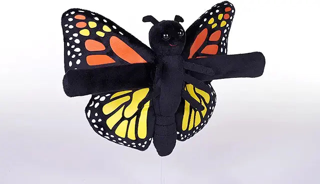 Huggers Glow Butteefly, Stuffed Animal, 8 Inches, Slap Bracelet, Plush Toy, Fill is Spun Recycled Water Bottles - Wild Republic | Toys & Games Christmas Large Standard-Size Non-Media
