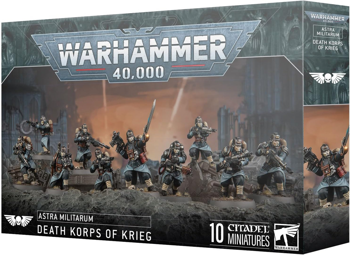 Death Korps of Krieg - 10 Plastic Miniatures | Warhammer 40K Astra Militarum