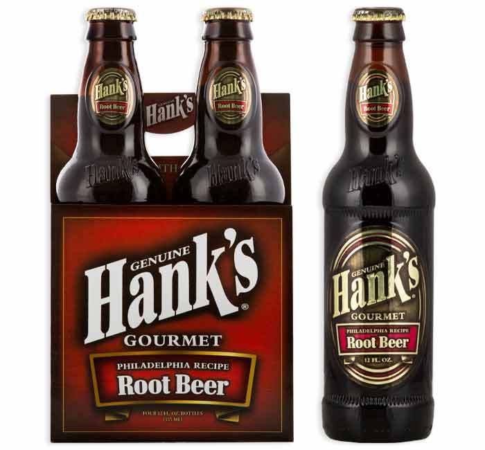 Hank's Root Beer - 12 oz Glass Bottle - Premium Craft Soda
