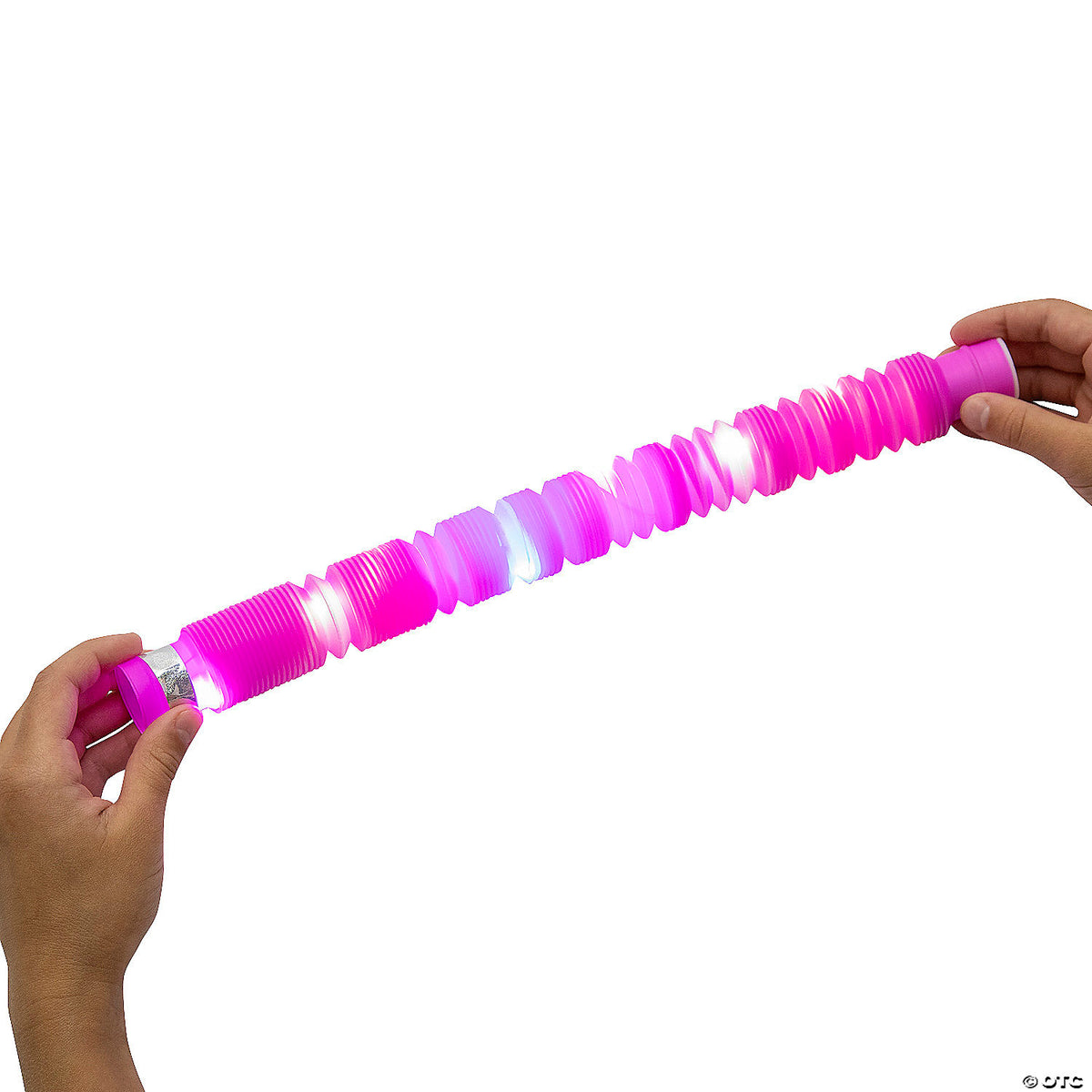 8" Super Sensory Light-Up Plastic Fidget Tubes (Assorted Colors, 1 Piece)