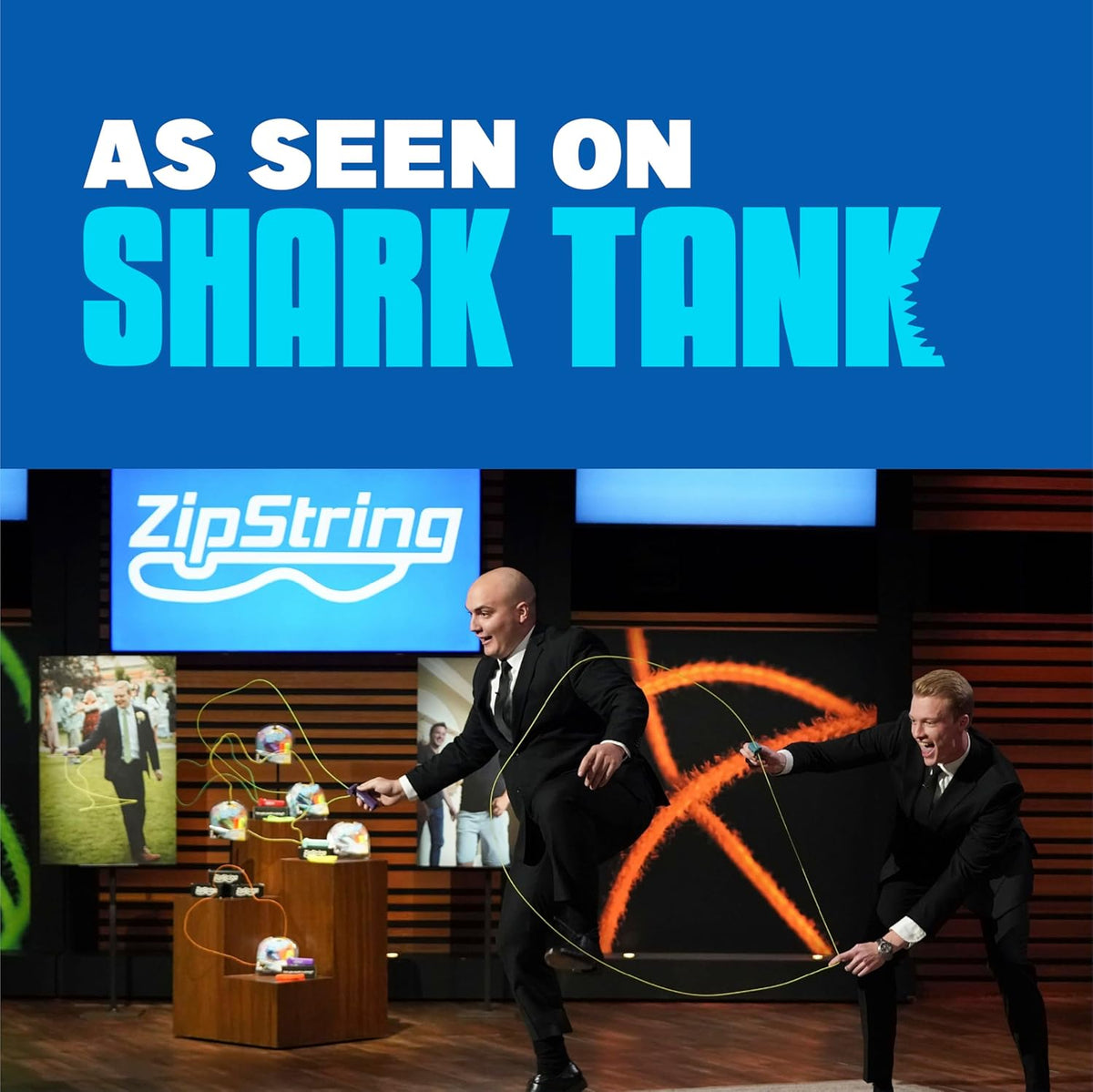 ZipString Original - As Seen on Shark Tank - Classic Rope Launcher Toy, Perfect for Kids & Adults - Fly a String Loop in The Air for Endless Tricks & Fun, Wonderment Awaits - Fidget Toy STEM Toy