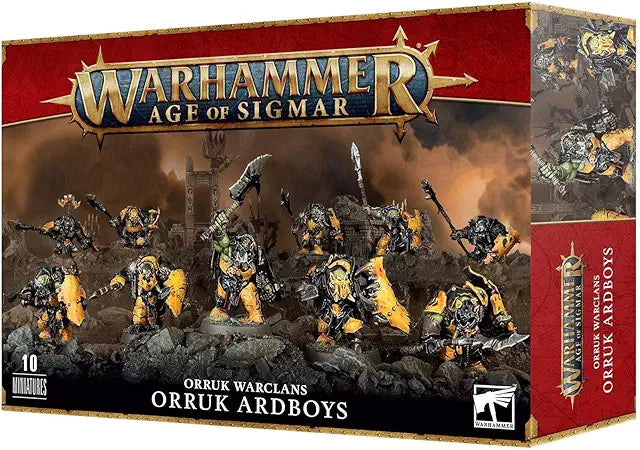 Orruk Warclans: Orruk Ardboyz - Warhammer Age of Sigmar Miniature Kit