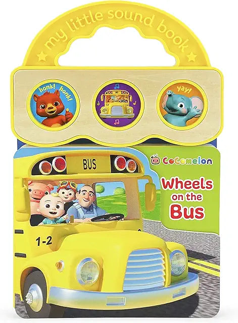 CoComelon Wheels on the Bus 3 Button Sound Board Book babies toddlers