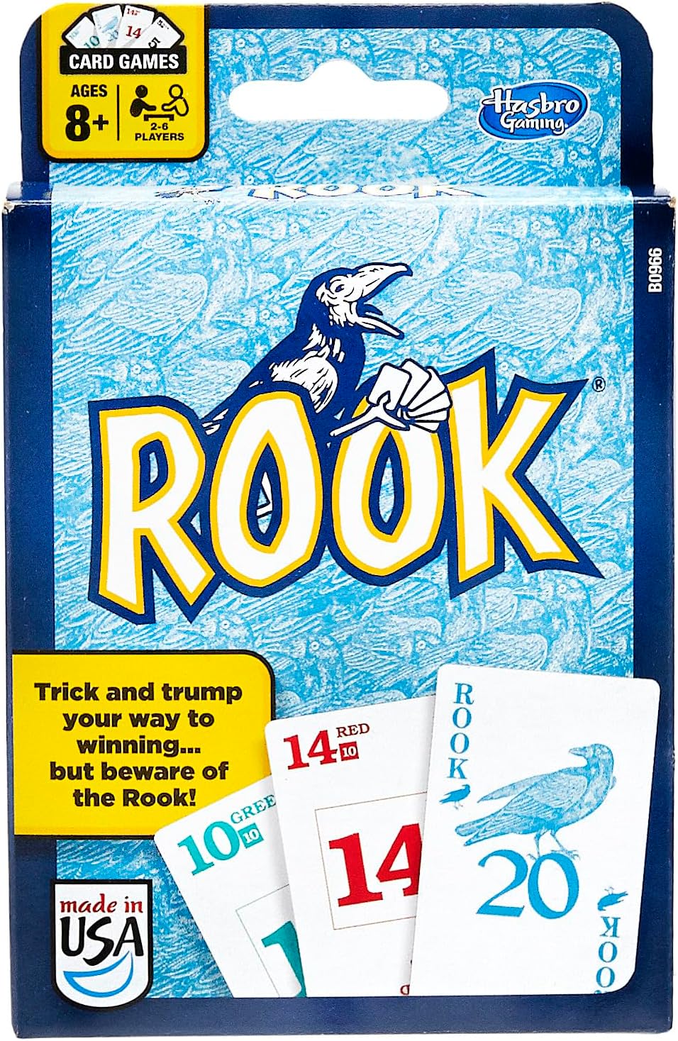 Rook Card Game | Family Games for Kids, Teens, and Adults | 2 to 6 Players | Bidding and Trick-Taking Games | Fun Summer Activities | Vacation Travel Essentials | Ages 8+