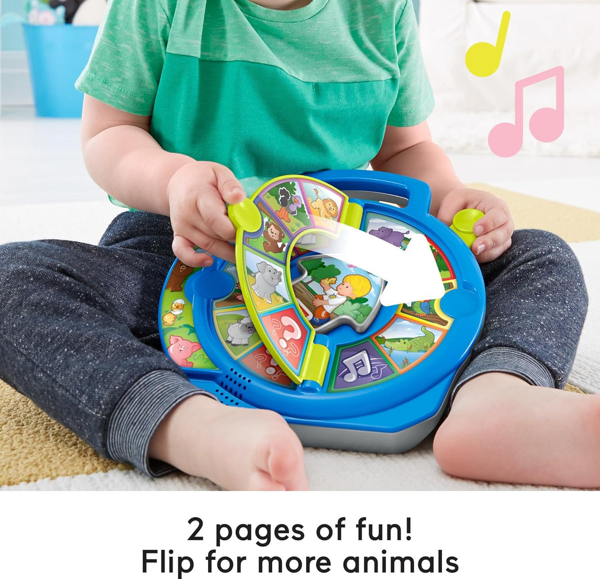 Toddler Learning Toy World of Animals See ‘N Say with Music and Sounds for Ages 18+ Months - Fisher-Price Little People