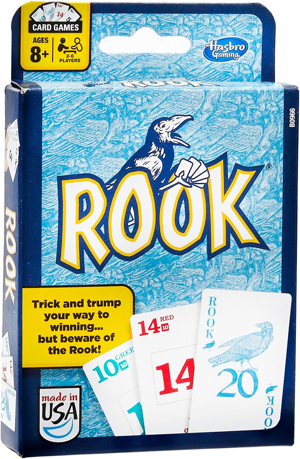 Rook Card Game | Family Games for Kids, Teens, and Adults | 2 to 6 Players | Bidding and Trick-Taking Games | Fun Summer Activities | Vacation Travel Essentials | Ages 8+