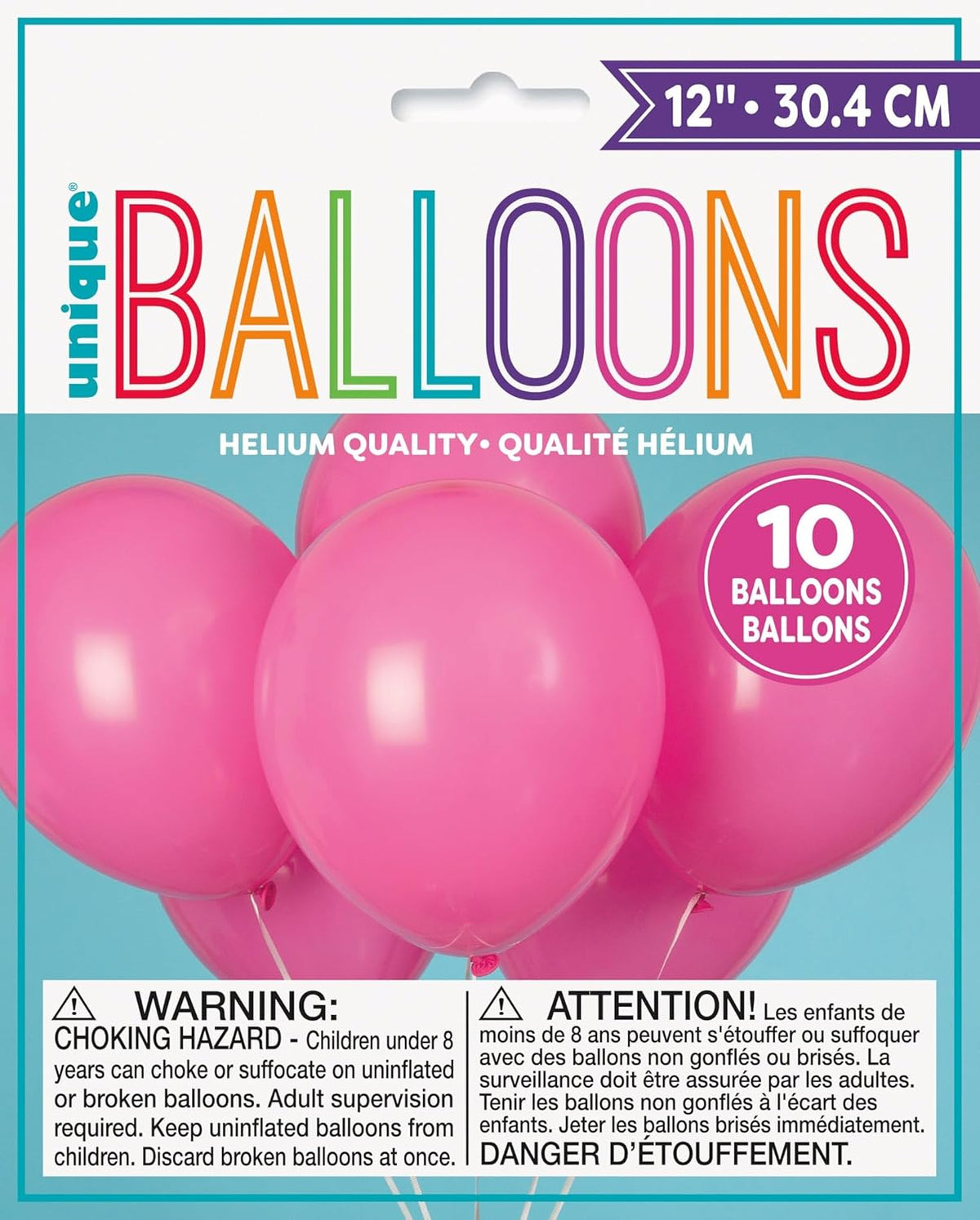 Bubblegum Pink Latex Balloons, 12&quot; (10-Pack) - Premium-Quality &amp; Vibrant Party Decorations