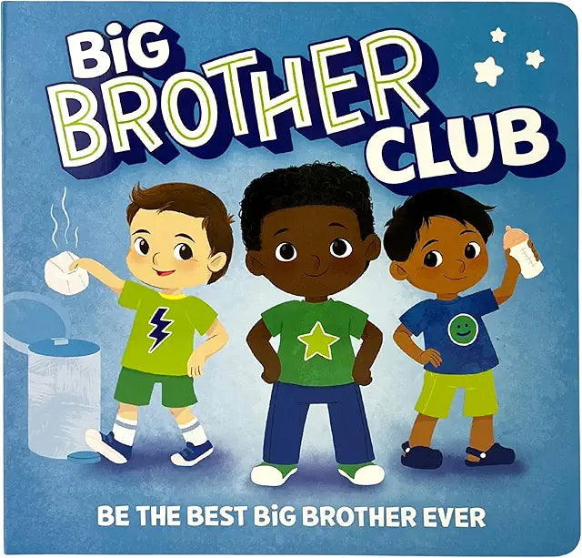 Big Brother Club board book stickers reward chart new big brother gift