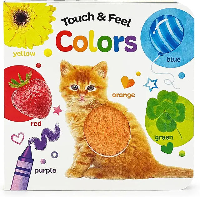 Touch and Feel Colors sensory board book babies toddlers educational