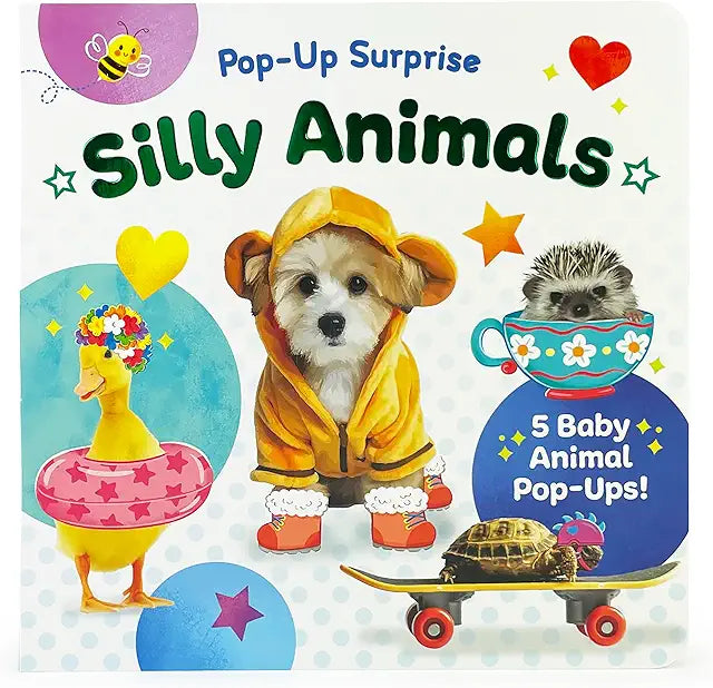 Silly Animals pop-up surprise board book kids ages 1-3 interactive