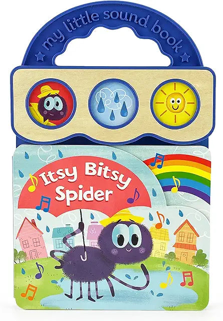 Itsy Bitsy Spider children sound board book nursery rhymes babies toddlers