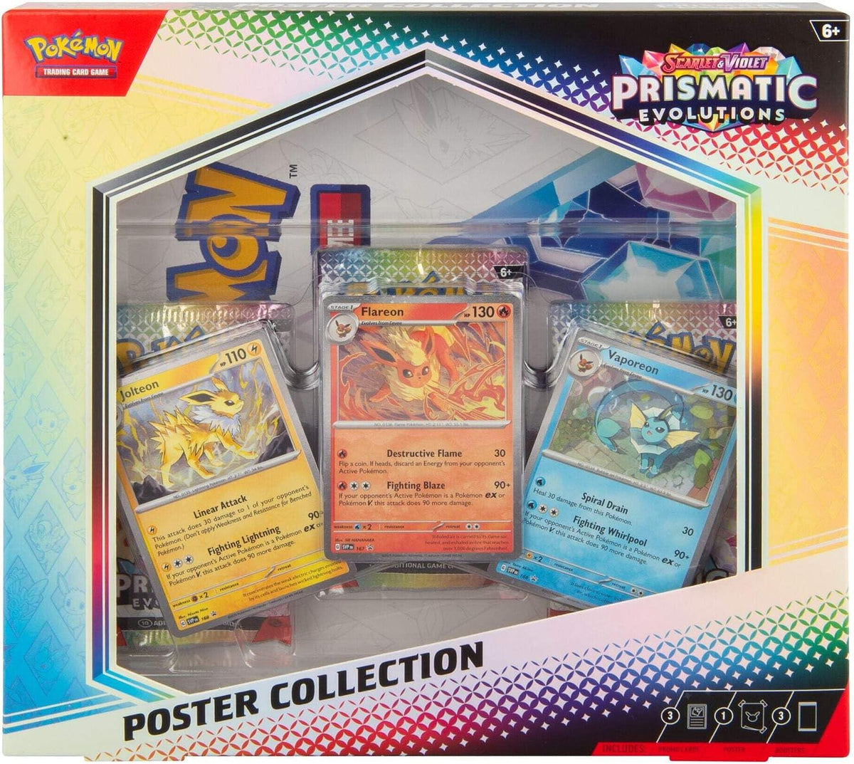 Pokémon TCG: Scarlet & Violet—Prismatic Evolutions Poster Collection