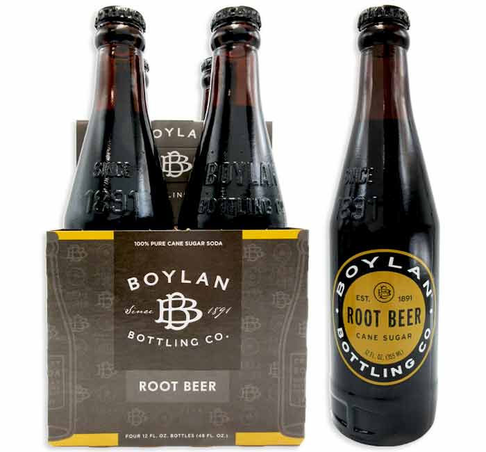 Boylan Root Beer - 12 oz Glass Bottle - Premium Cane Sugar Craft Soda