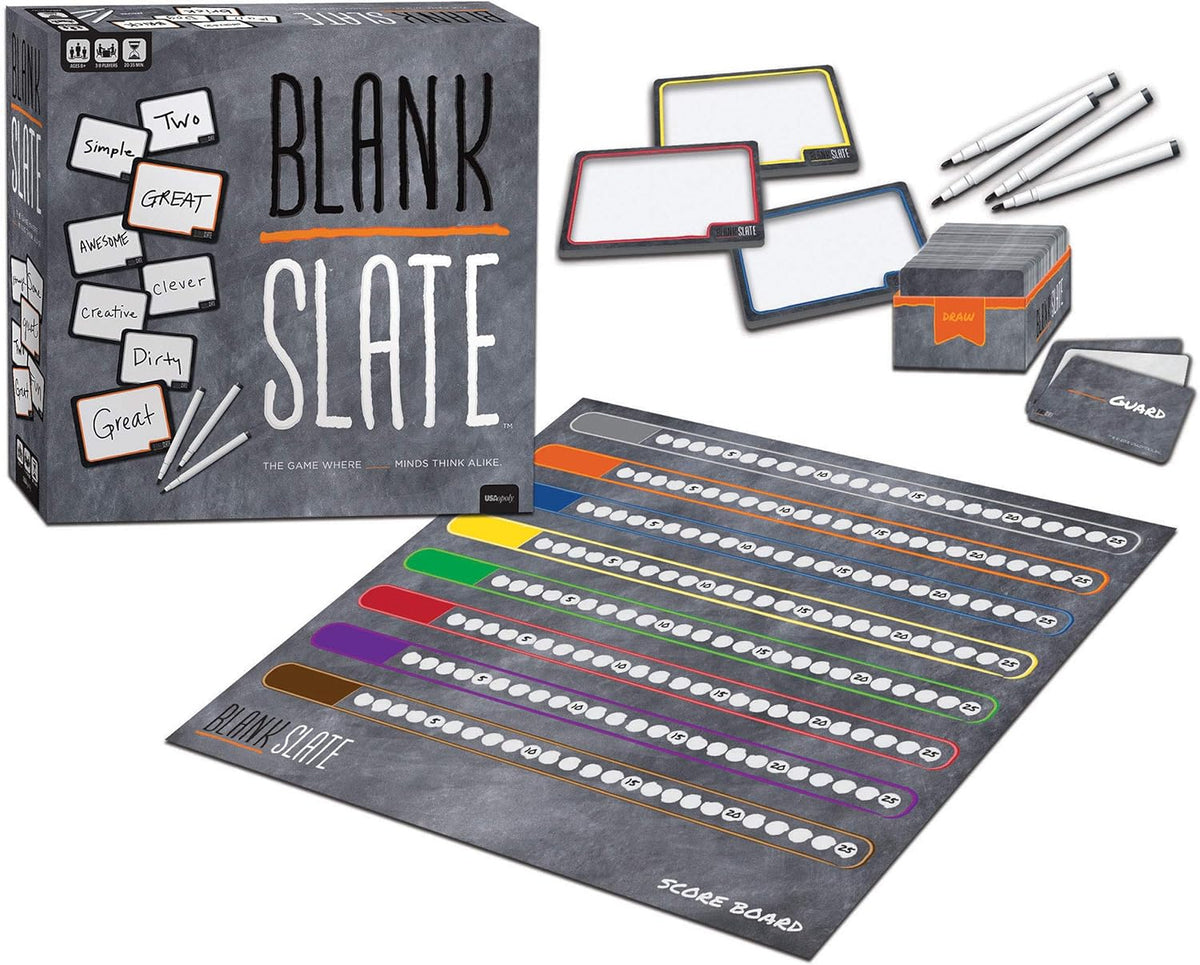 BLANK SLATE, Where Great Minds Think Alike, Fun Family-Friendly Board Game, Word Association Party Game, Easy to Learn, Fun to Play Family Game Night, 3-8 Players, Ages 8+