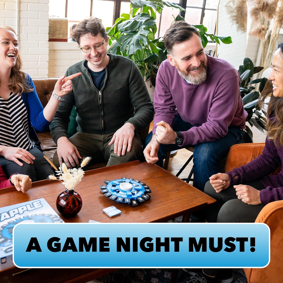 The Original TAPPLE, The Fast-Paced Family Board Game, Choose a Category & Race Against the Timer to be the Last Player, Learning Word Game for Ages 8 & Up, 2-8 Players, 15-20 Minute Play Time