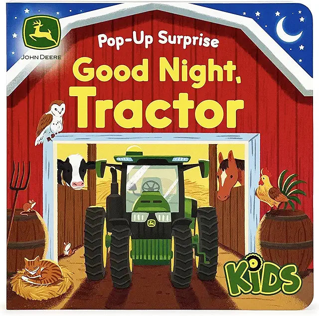 John Deere Kids Good Night Tractor on the Farm lift-a-flap pop-up board book