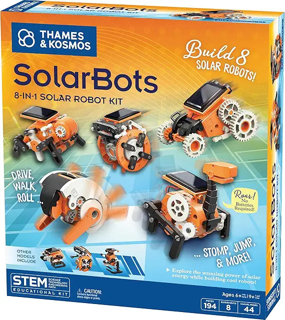 Thames & Kosmos SolarBots 8-in-1 Solar Robot STEM Kit