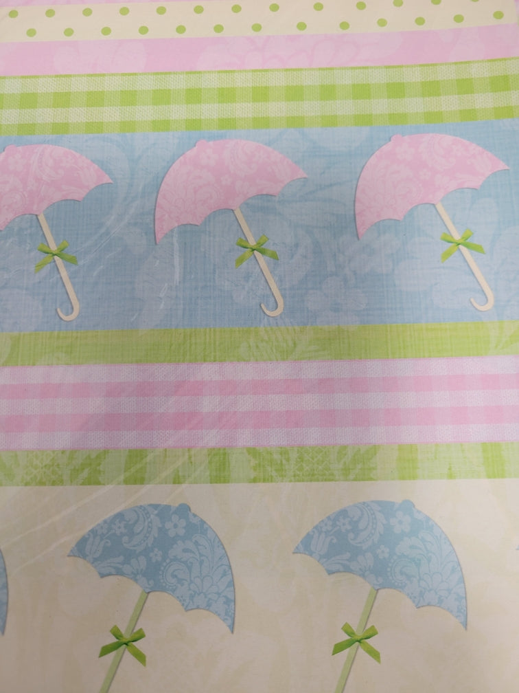 Baby Shower Gift Wrap Sheets