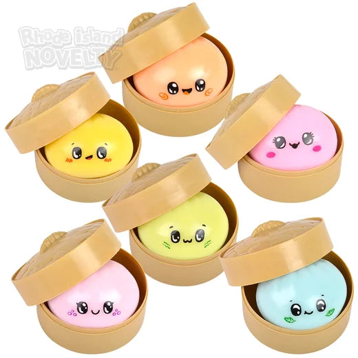 2" Squish And Stretch Surprise Dumplings - Mystery Colors