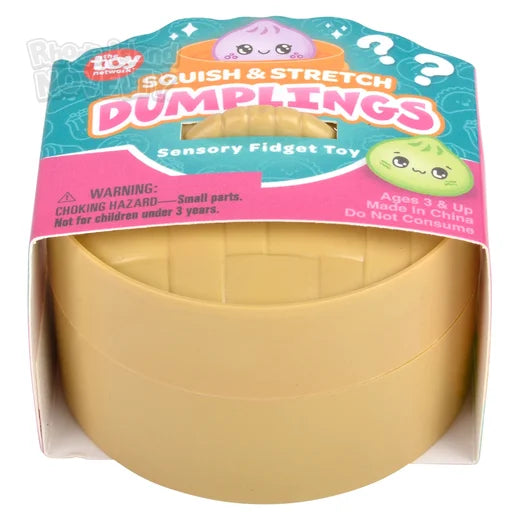 2" Squish And Stretch Surprise Dumplings - Mystery Colors