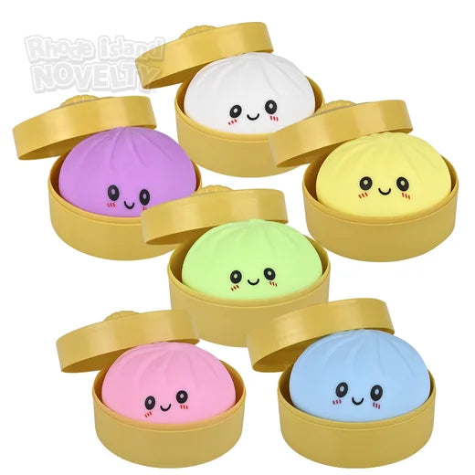 3.25" Squish And Stretch Surprise Dumplings - Mystery Colors