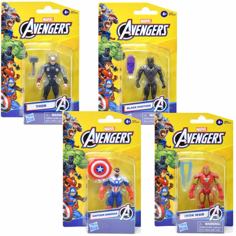 HASBRO, Avengers 4" Evergreen FIgure Assorted designs