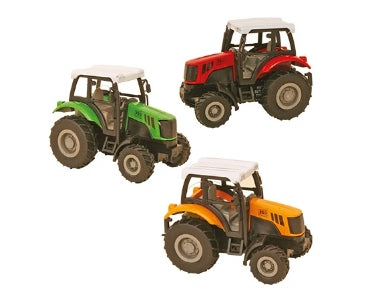 Keykraft Diecast Pull Back Tractor assorted colors farm vehicle toy