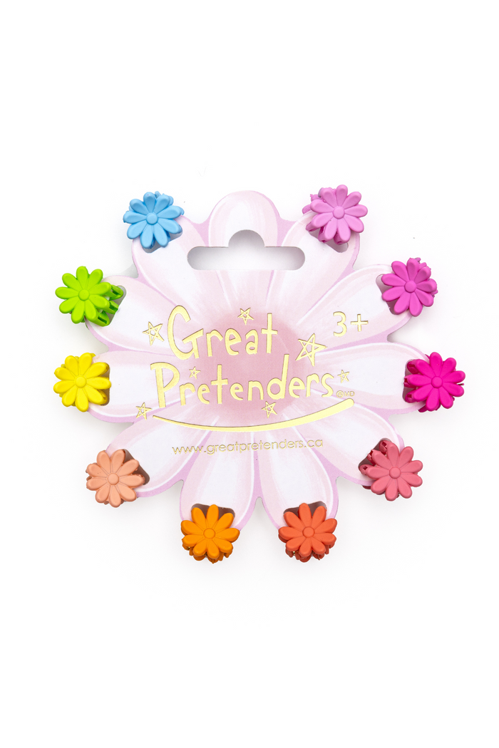 Great Pretenders Daisy Delight Mini Hair Clips girls dress-up hair accessory floral