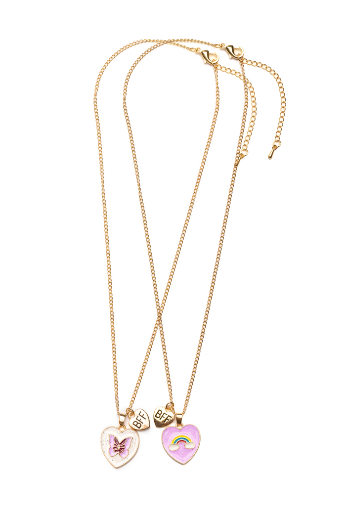 Great Pretenders Rainbow Butterfly BFF Necklace assorted friendship jewelry