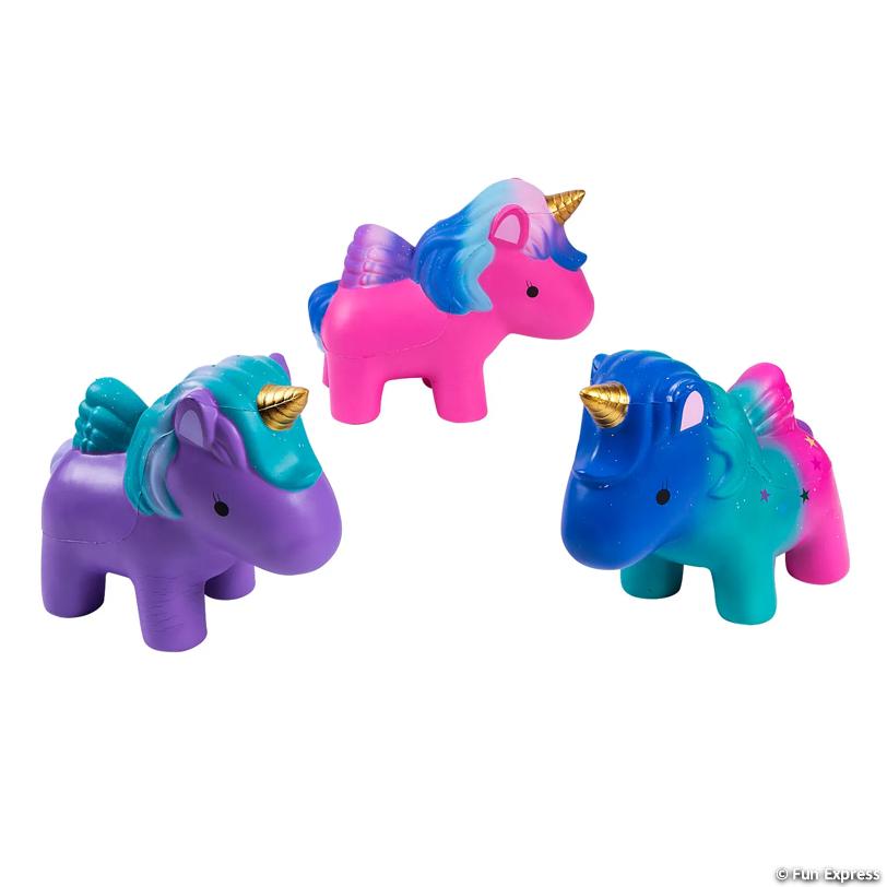 Jumbo Unicorn Squishies - Assorted Colors