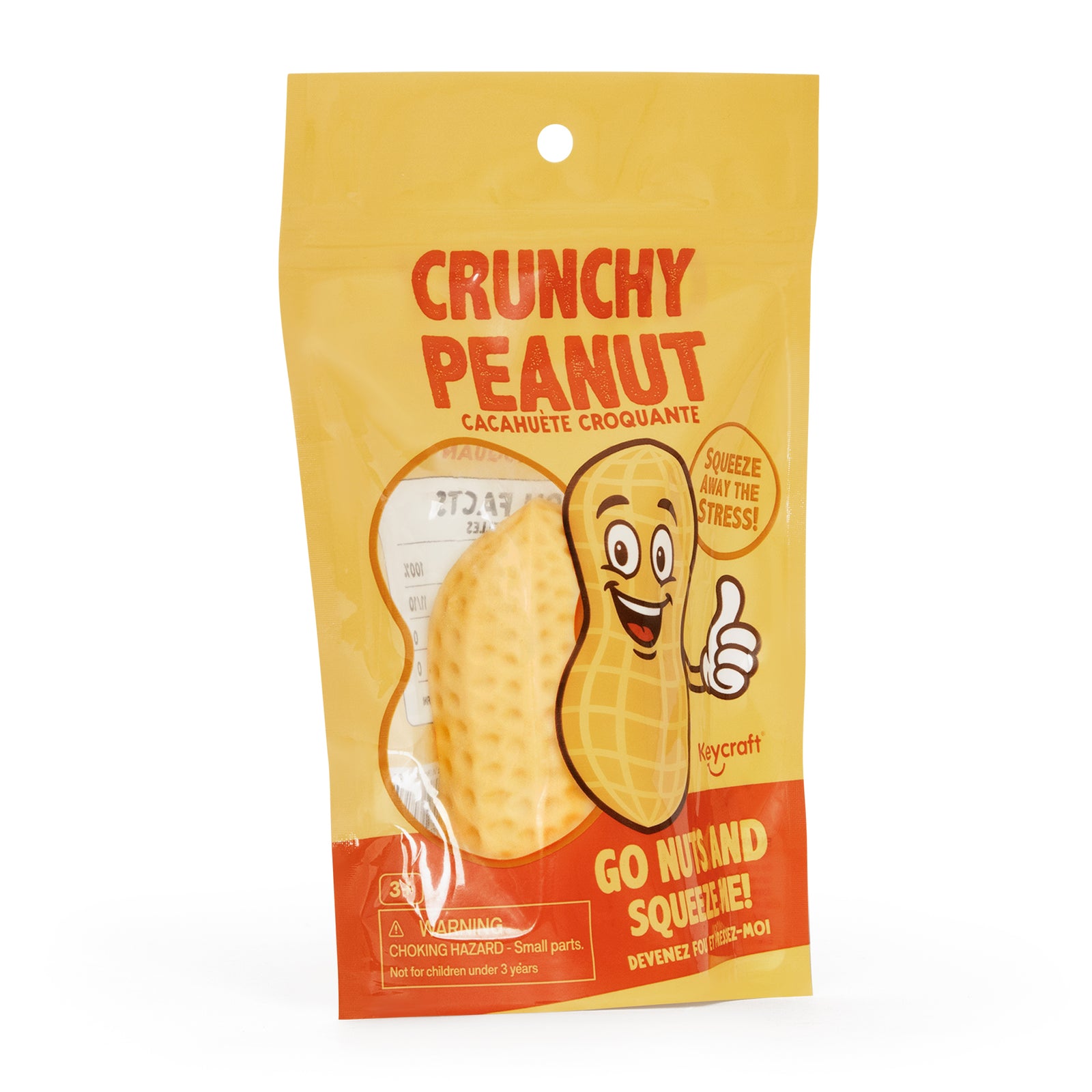 Keykraft Crunchy Peanut novelty squishy fidget toy food