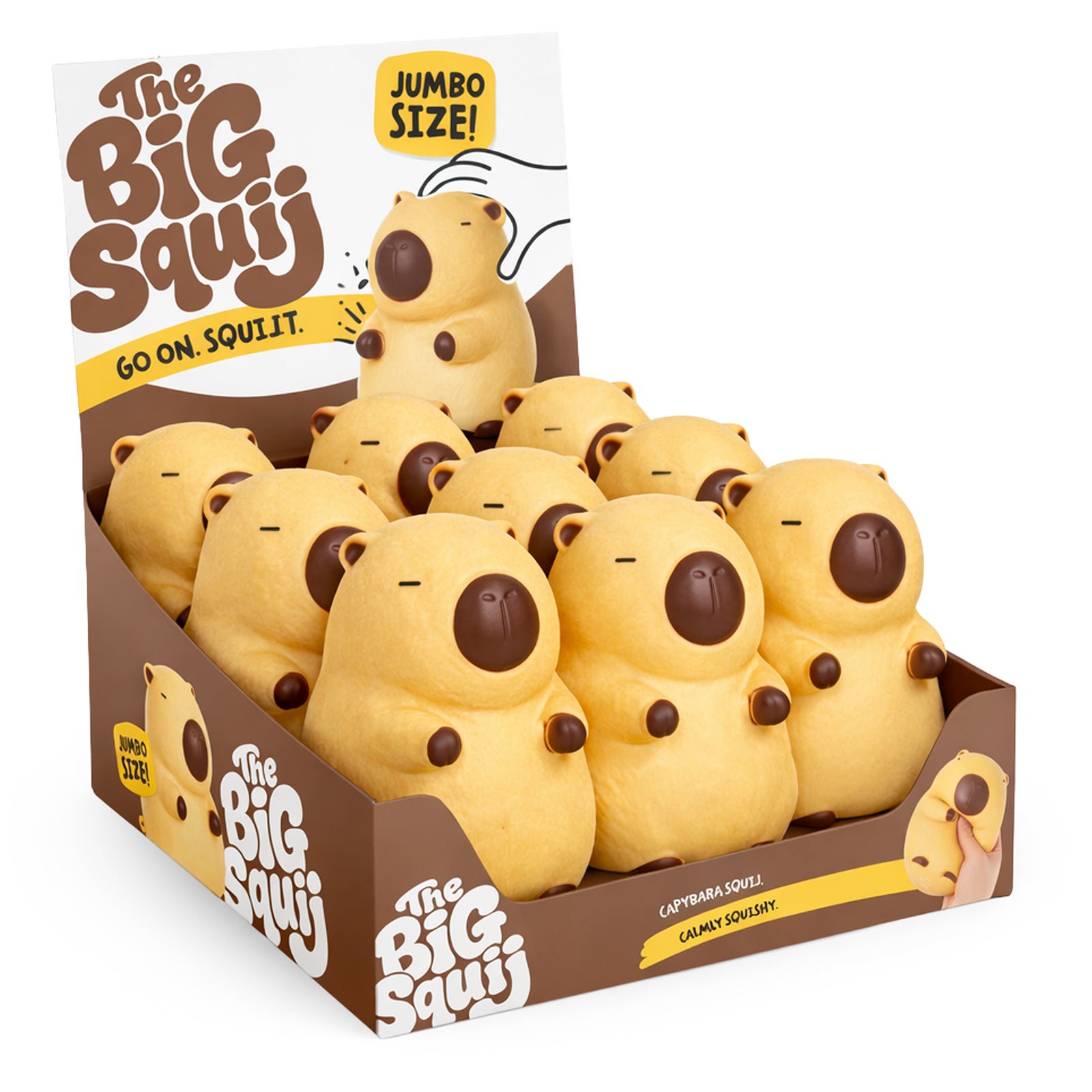 Keykraft Jumbo Squishy Capybara stress toy animal oversized