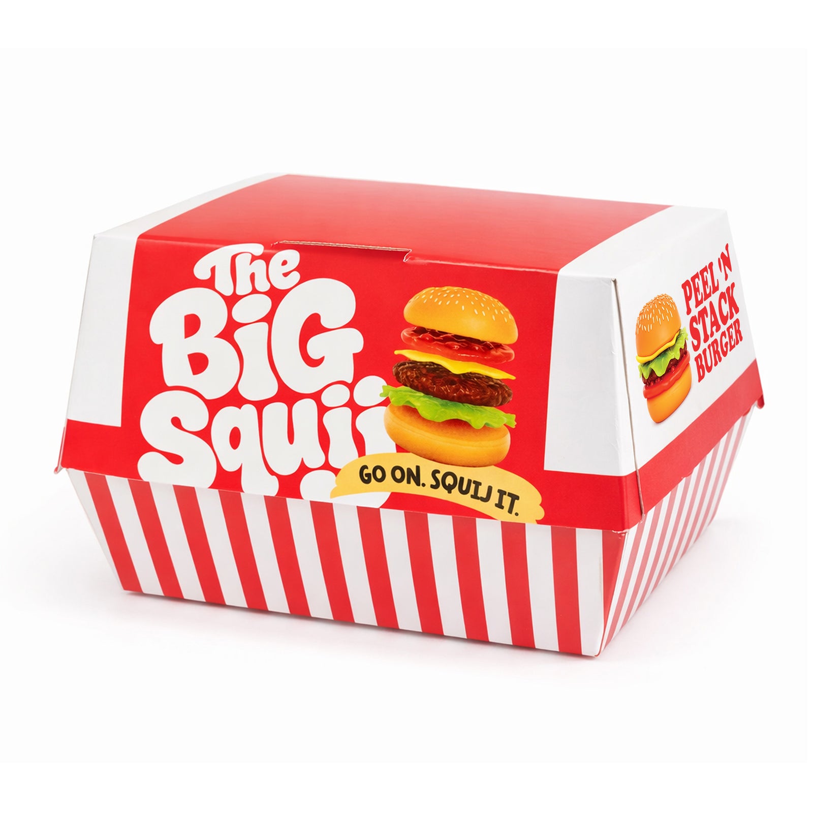 Keykraft Jumbo Peel Stack Burger novelty squishy toy interactive food