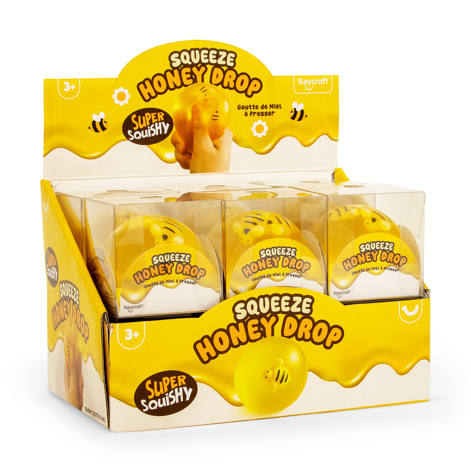 Keykraft Squeeze Honey Drop squishy sensory toy honey food