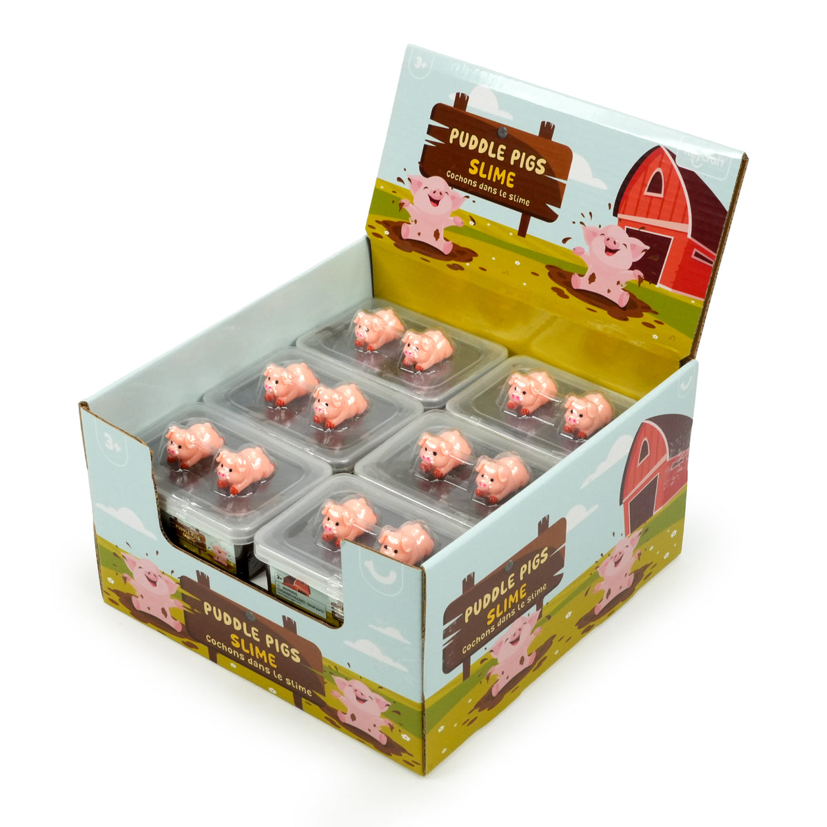 Keykraft Puddle Pigs Slime sensory toy pig themed