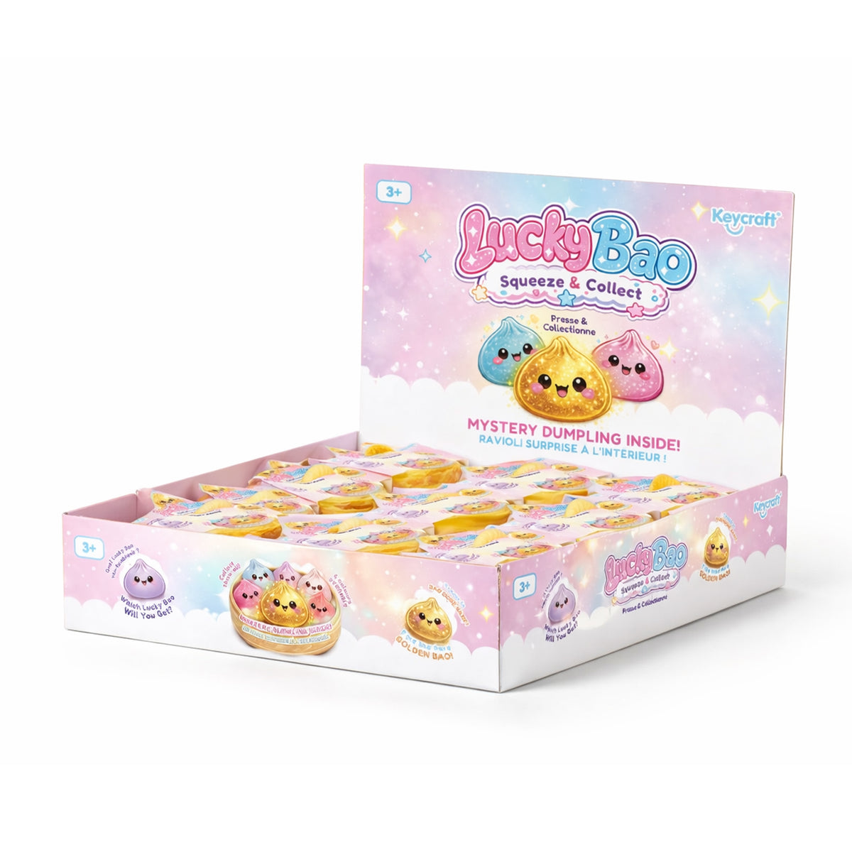 Keykraft Lucky Bao Mini mystery squishy toy pocket-sized dumpling
