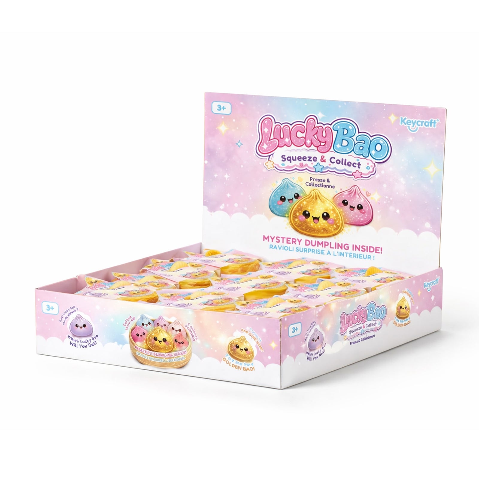 Keykraft Lucky Bao Mini mystery squishy toy pocket-sized dumpling