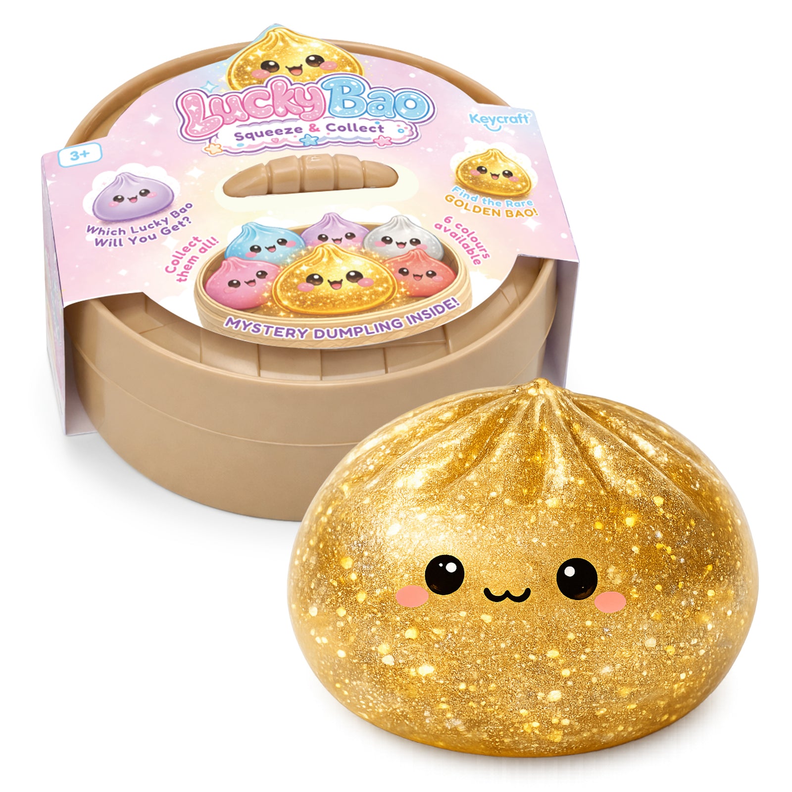 Keykraft Lucky Bao Large mystery squishy toy dumpling