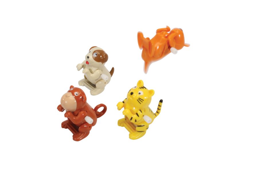 Keykraft Clockwork Flipping Pets wind-up toy assorted styles animals